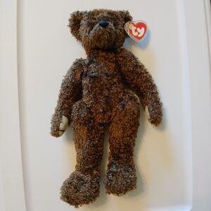 Vintage TY Beanie Buddy "Tyrone" The Bear 1993 Attic Treasures Collection